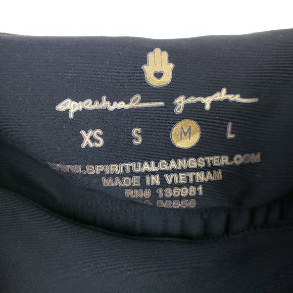 SPIRITUAL GANGSTER Rasta Practice Cami Crop Top M - Picture 9 of 14